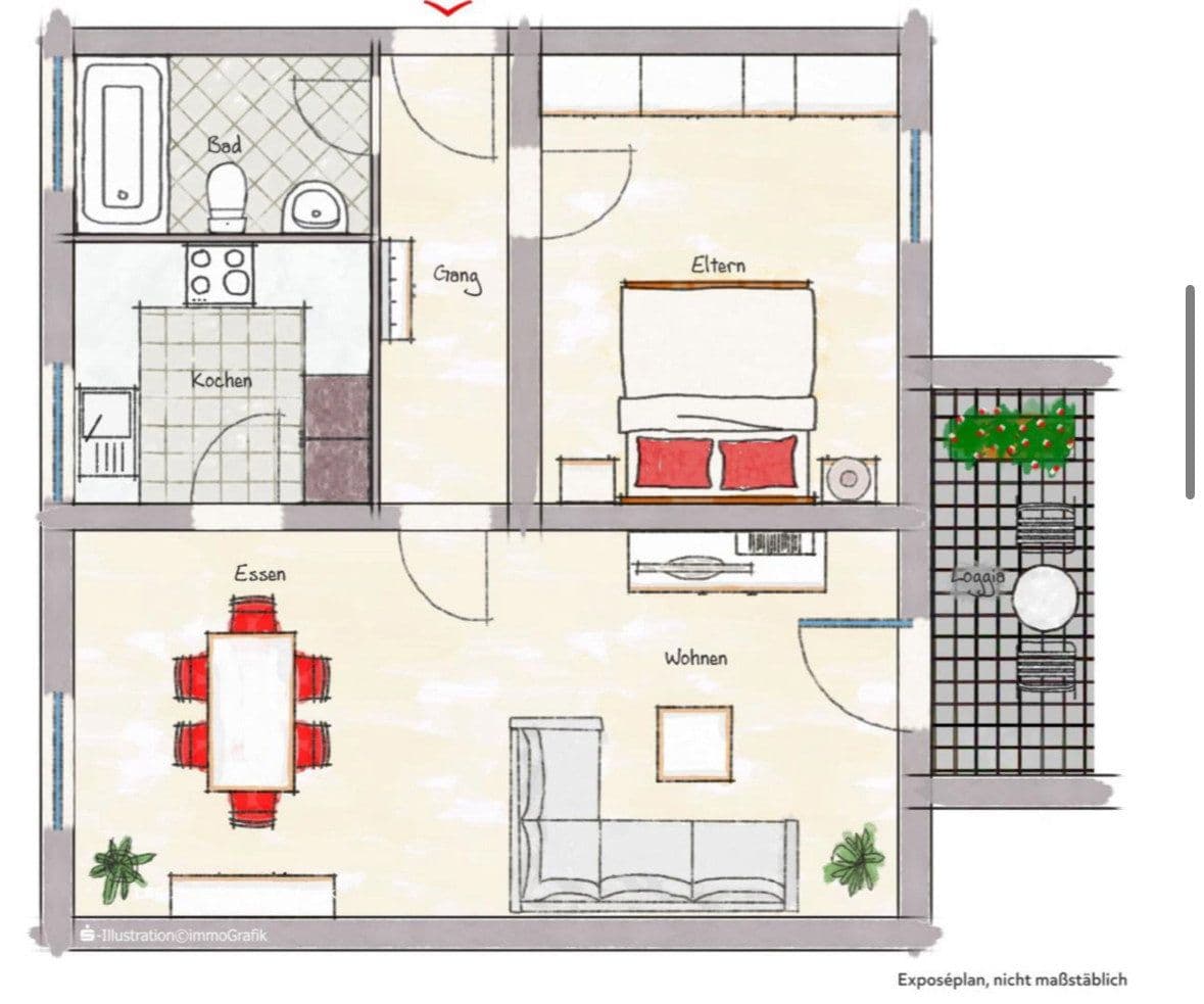 Prodej bytu 2+1 60 m², Brunnengasse 3, Gerolzhofen, Bavorsko Prodej bytu 2+1 60 m², Brunnengasse 3, Gerolzhofen, Bavorsko