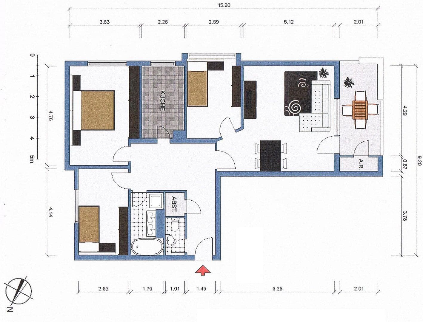 Pronájem bytu 4+1 100 m², Am Gaßgang 5, Oberursel (Taunus), Hessen Pronájem bytu 4+1 100 m², Am Gaßgang 5, Oberursel (Taunus), Hessen