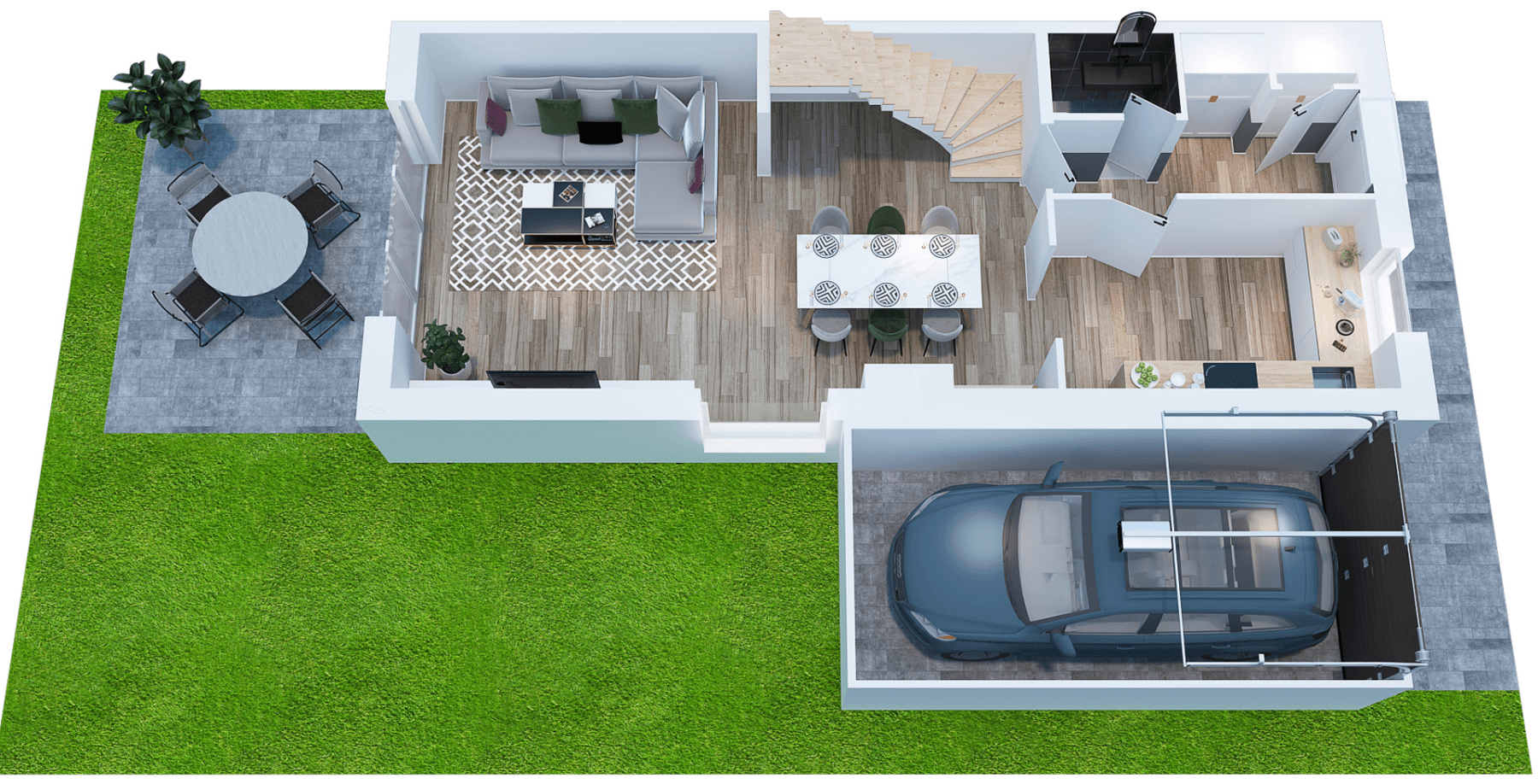 Prodej domu 141 m², pozemek 230 m², In der Eichenbach 1, Gau-Algesheim, Porýní-Falc Prodej domu 141 m², pozemek 230 m², In der Eichenbach 1, Gau-Algesheim, Porýní-Falc