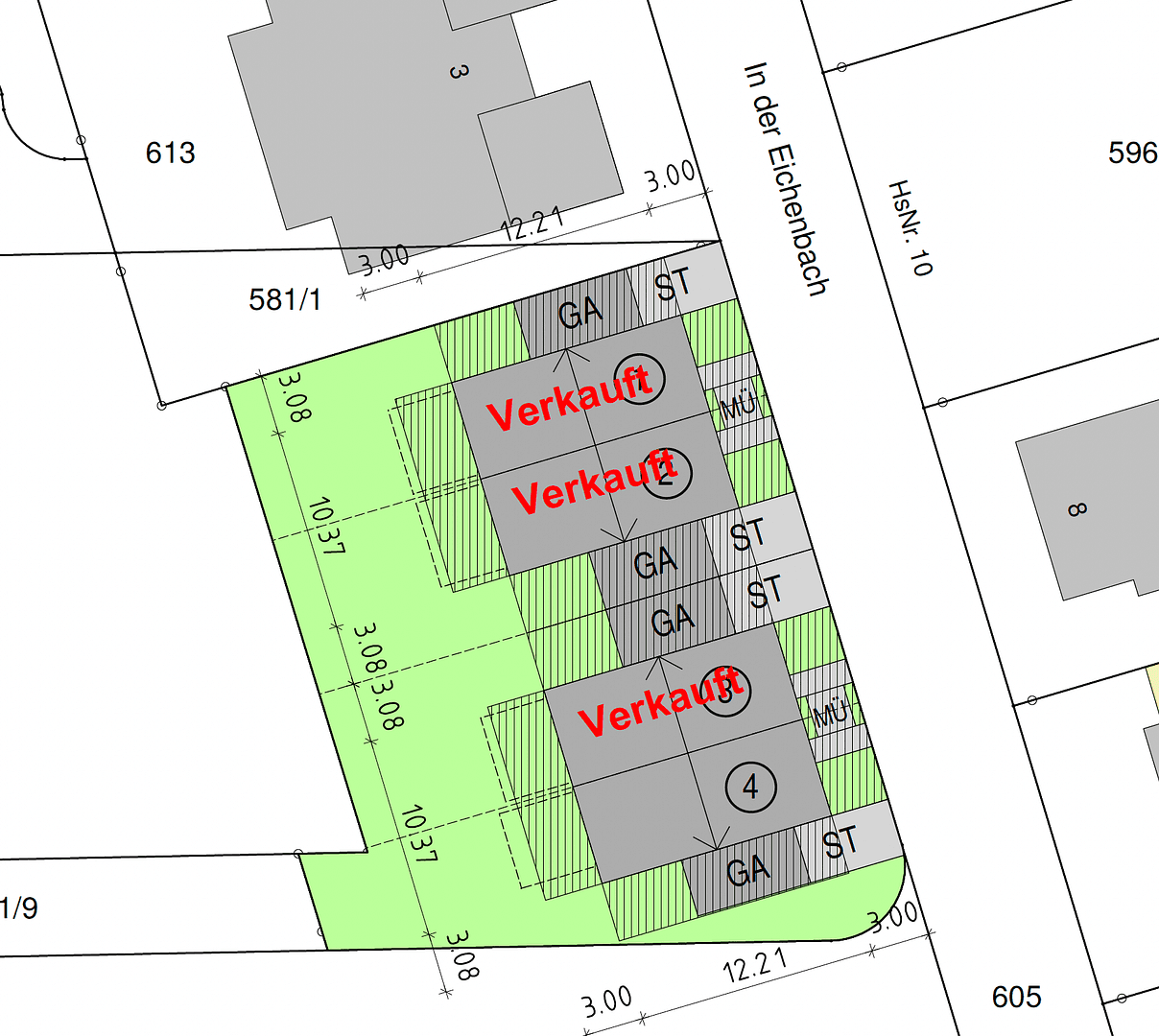 Prodej domu 141 m², pozemek 230 m², In der Eichenbach 1, Gau-Algesheim, Porýní-Falc Prodej domu 141 m², pozemek 230 m², In der Eichenbach 1, Gau-Algesheim, Porýní-Falc