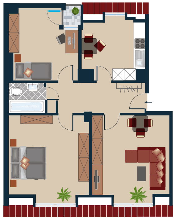 Prodej bytu 3+1 68 m², Roritzerstraße 30, Nürnberg, Bavorsko Prodej bytu 3+1 68 m², Roritzerstraße 30, Nürnberg, Bavorsko