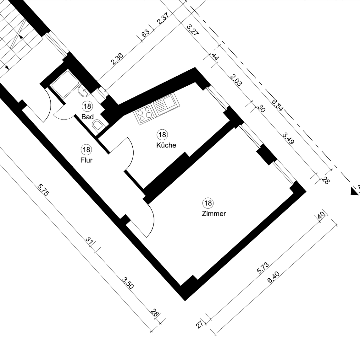 Prodej bytu 1+1 41 m², Berlin, Berlín Prodej bytu 1+1 41 m², Berlin, Berlín