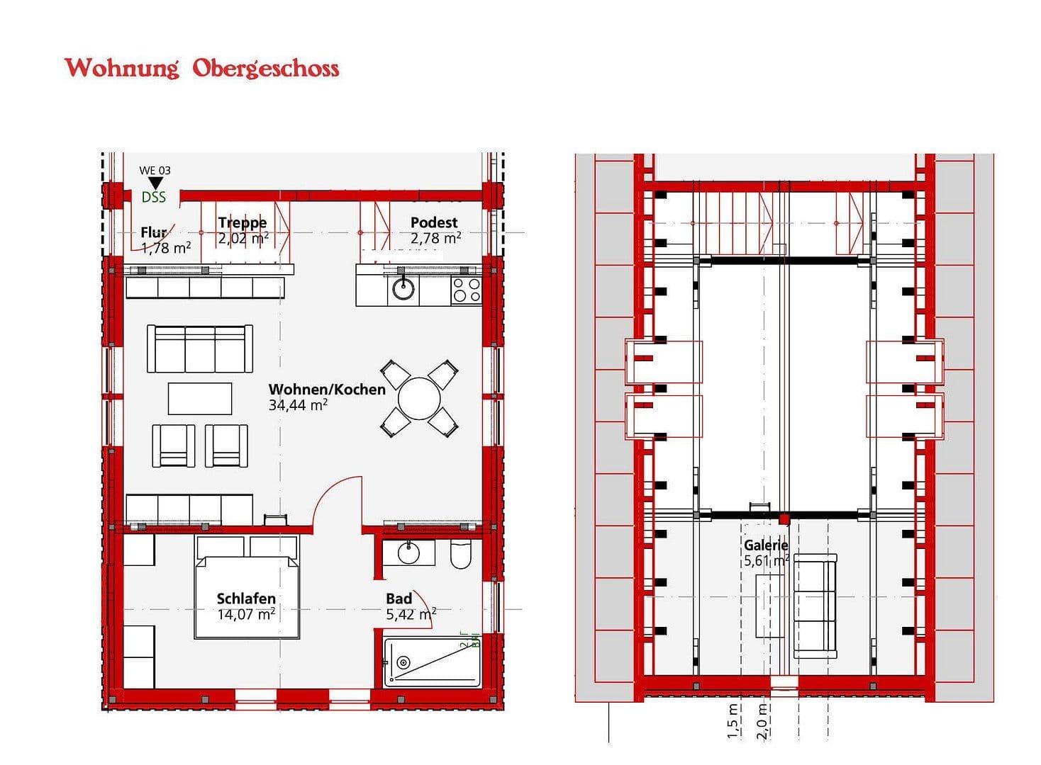 Pronájem bytu 2+kk 90 m², Zur Hohle 2, Dresden, Sasko Pronájem bytu 2+kk 90 m², Zur Hohle 2, Dresden, Sasko