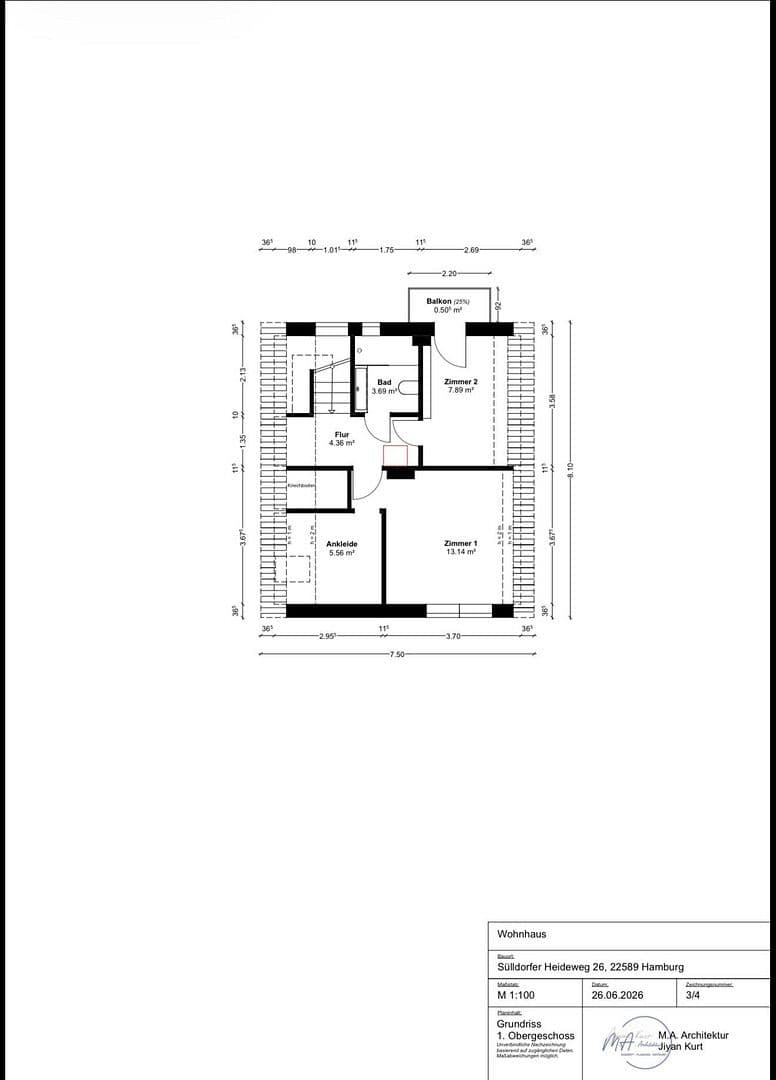 Prodej domu 120 m², pozemek 512 m², Sülldorfer Heideweg 26, Hamburg, Hamburg Prodej domu 120 m², pozemek 512 m², Sülldorfer Heideweg 26, Hamburg, Hamburg