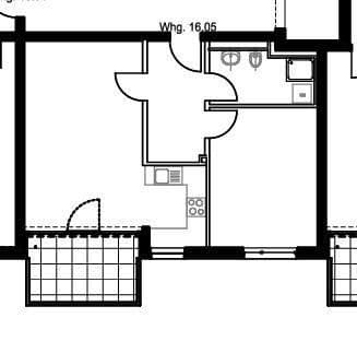 Pronájem bytu 2+1 58 m², Aristide-Briand-Str. 16, Herzogenaurach, Bavorsko Pronájem bytu 2+1 58 m², Aristide-Briand-Str. 16, Herzogenaurach, Bavorsko