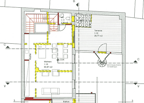 Prodej bytu 3+1 143 m², Mainz, Porýní-Falc Prodej bytu 3+1 143 m², Mainz, Porýní-Falc