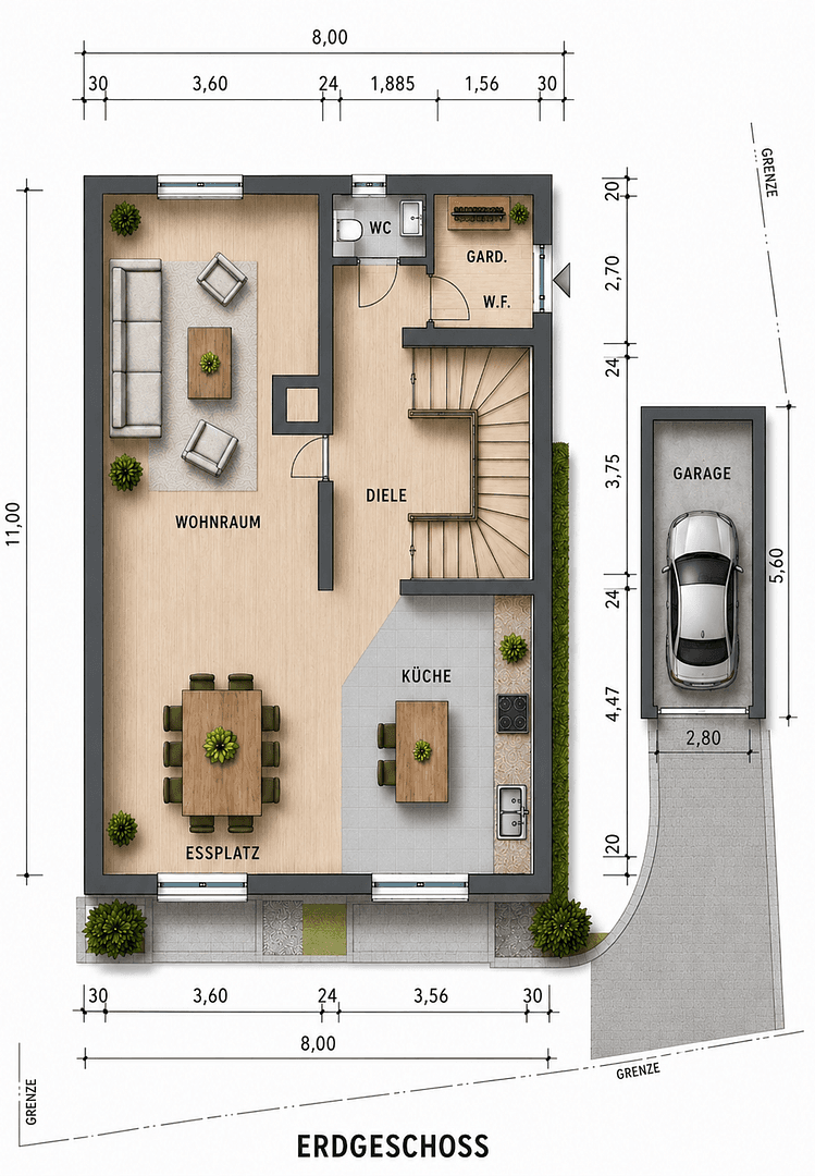 Prodej domu 200 m², pozemek 313 m², Schweinfurt, Bavorsko Prodej domu 200 m², pozemek 313 m², Schweinfurt, Bavorsko