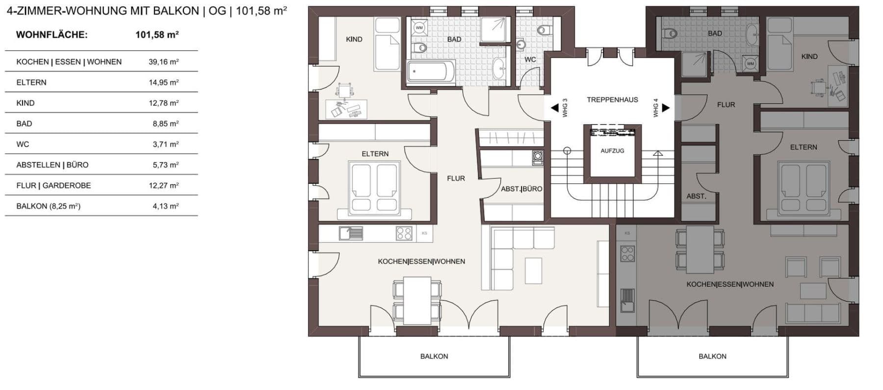 Pronájem bytu 3+kk 102 m², Boschstraße 3, Heldenstein, Bavorsko Pronájem bytu 3+kk 102 m², Boschstraße 3, Heldenstein, Bavorsko
