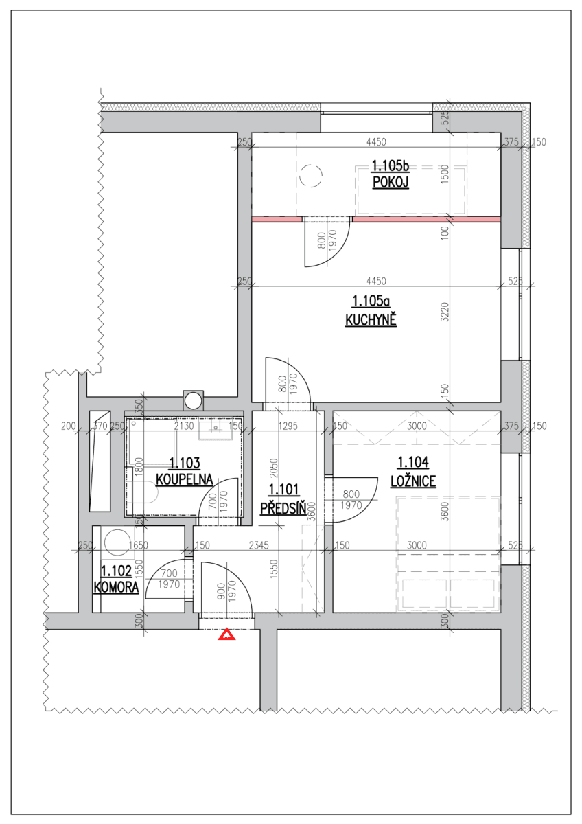 Prodej bytu 2+kk 45 m², Za Dvorem, Velké Pavlovice, Jihomoravský kraj Prodej bytu 2+kk 45 m², Za Dvorem, Velké Pavlovice, Jihomoravský kraj