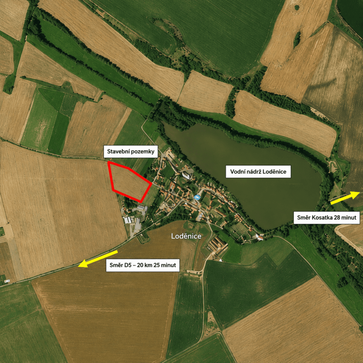 Prodej pozemku 852 m², Mšecké Žehrovice, Středočeský kraj Prodej pozemku 852 m², Mšecké Žehrovice, Středočeský kraj