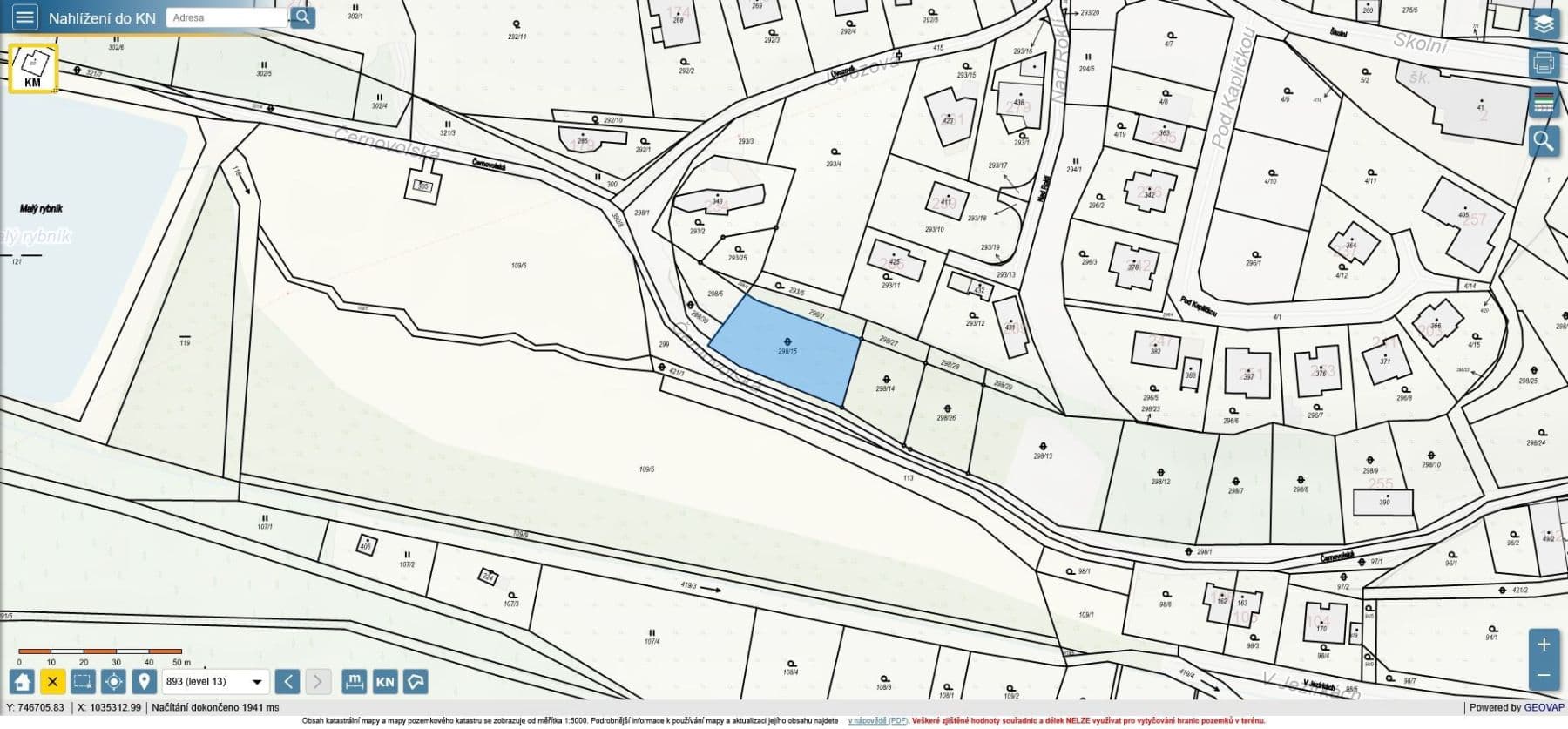 Prodej pozemku 1.032 m², Černovolská, Únětice, Středočeský kraj Prodej pozemku 1.032 m², Černovolská, Únětice, Středočeský kraj