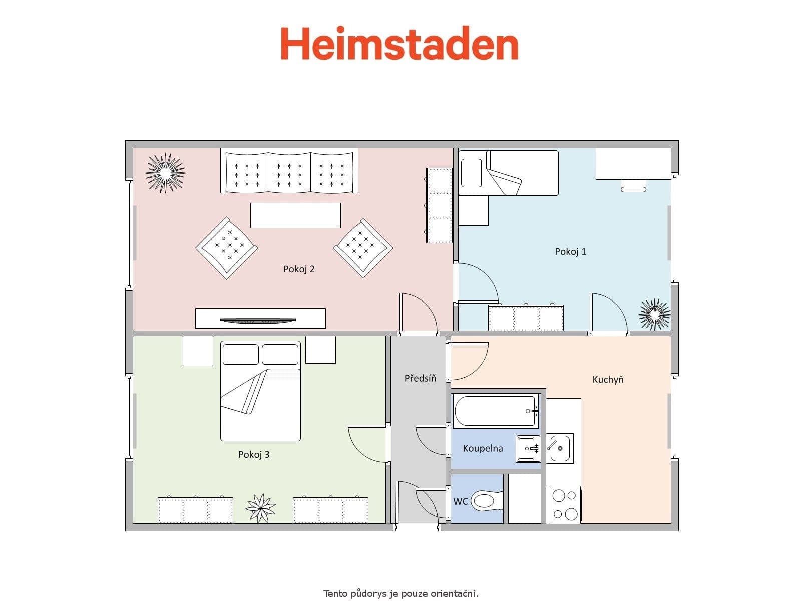 Pronájem bytu 3+1 65 m², Národní třída, Havířov, Moravskoslezský kraj Pronájem bytu 3+1 65 m², Národní třída, Havířov, Moravskoslezský kraj