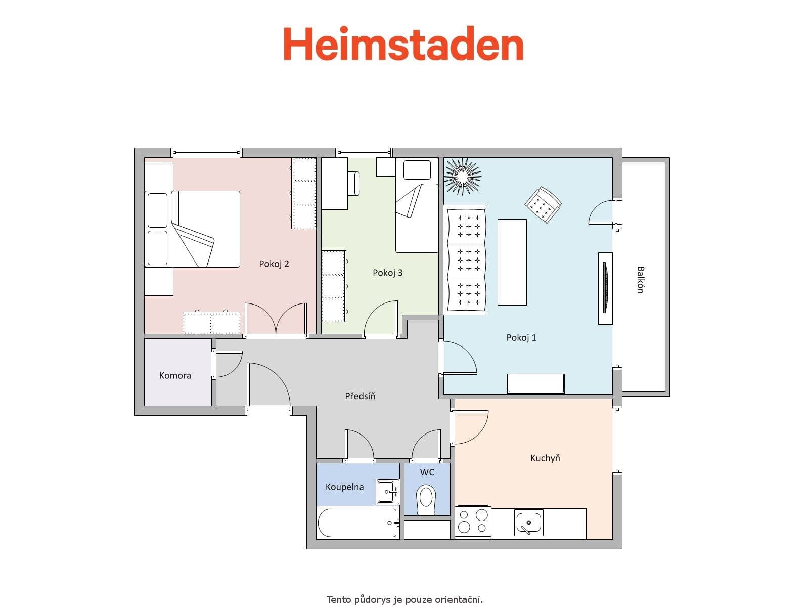 Pronájem bytu 3+1 69 m², Petřvaldská, Havířov, Moravskoslezský kraj Pronájem bytu 3+1 69 m², Petřvaldská, Havířov, Moravskoslezský kraj