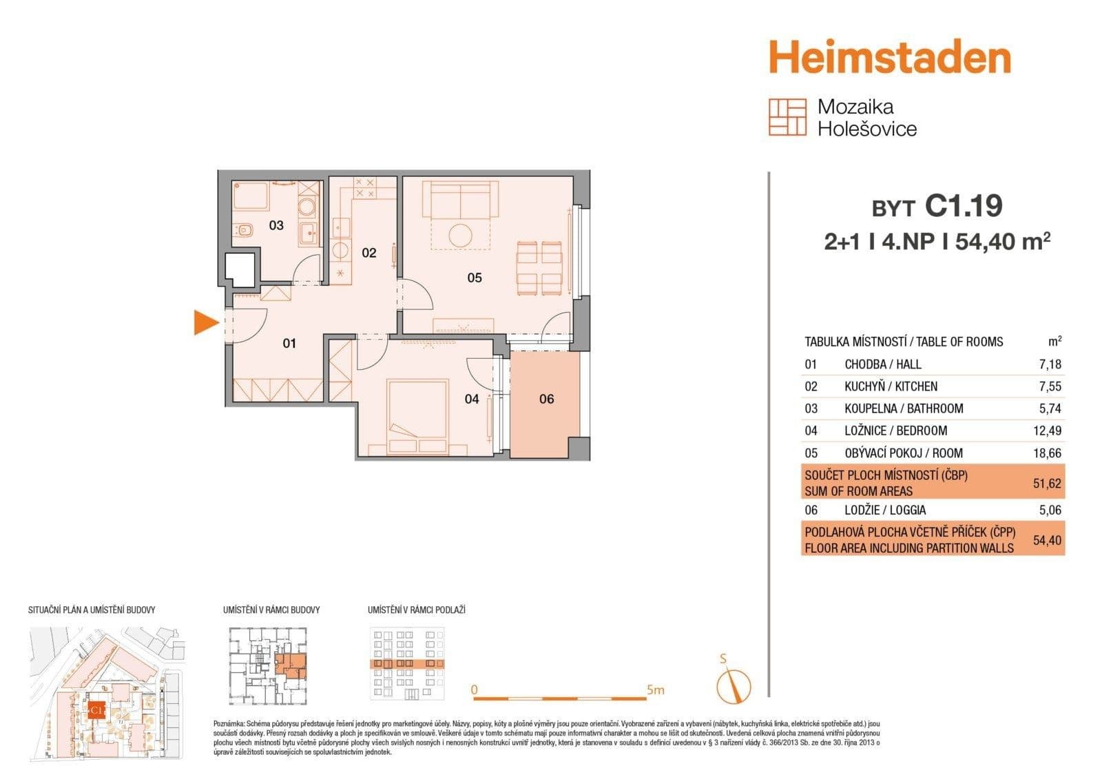 Pronájem bytu 2+1 54 m², U Pergamenky, Praha, Praha Pronájem bytu 2+1 54 m², U Pergamenky, Praha, Praha