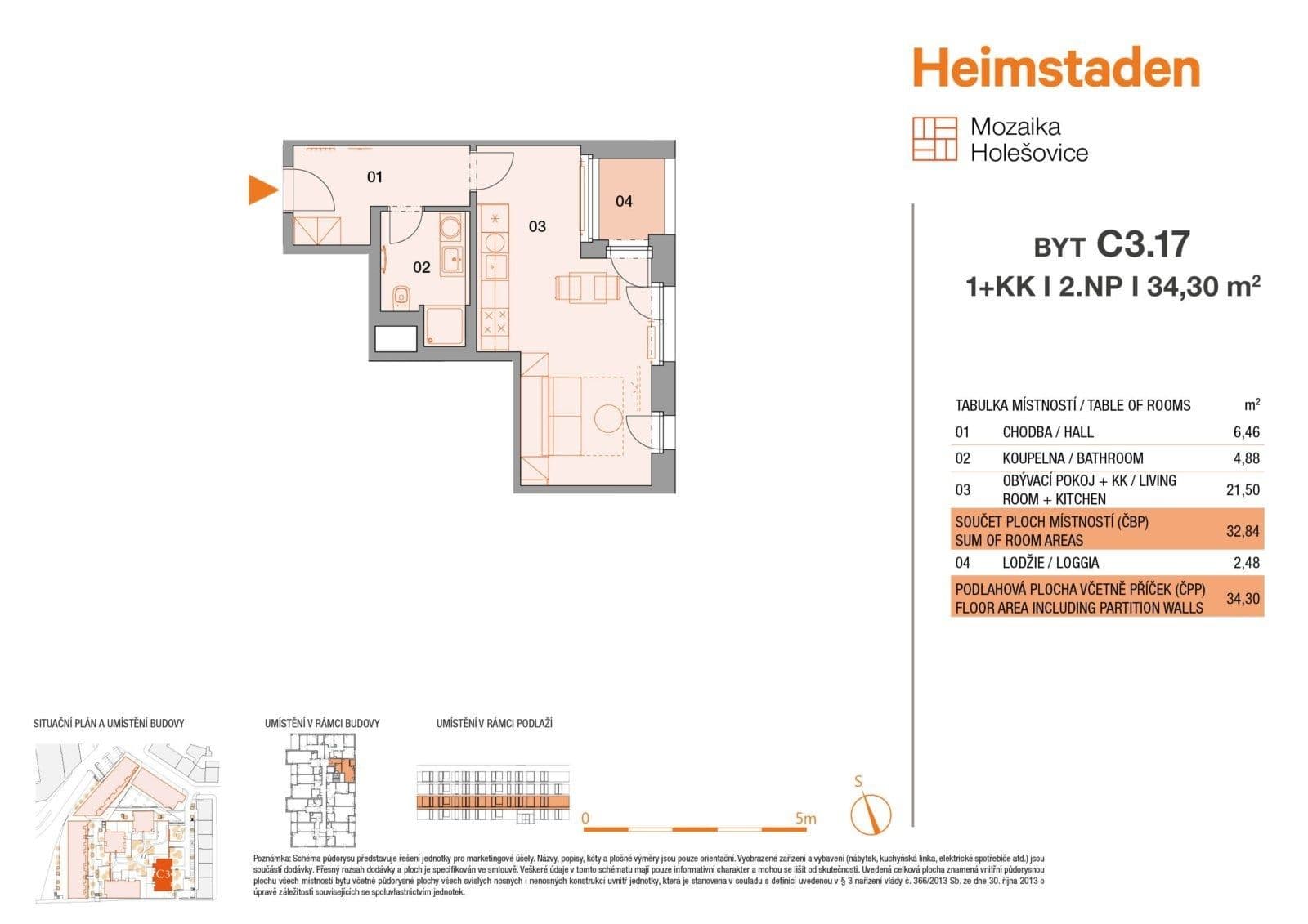 Pronájem bytu 1+kk 34 m², Vrbenského, Praha, Praha Pronájem bytu 1+kk 34 m², Vrbenského, Praha, Praha