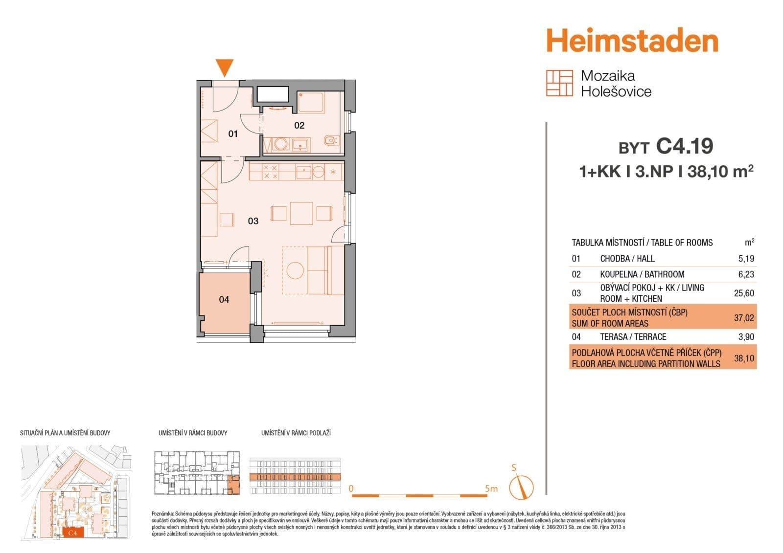 Pronájem bytu 1+kk 38 m², Vrbenského, Praha, Praha Pronájem bytu 1+kk 38 m², Vrbenského, Praha, Praha