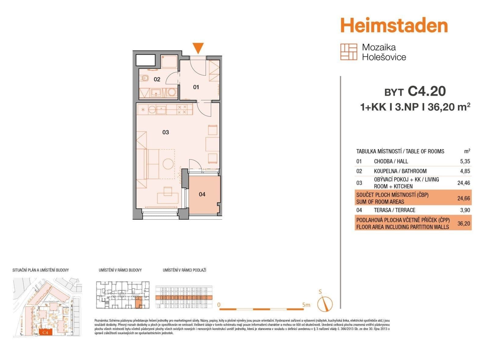 Pronájem bytu 1+kk 36 m², Vrbenského, Praha, Praha Pronájem bytu 1+kk 36 m², Vrbenského, Praha, Praha