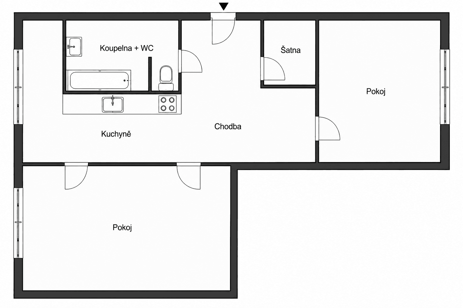 Prodej bytu 2+1 61 m², Hluboká, Ústí nad Labem, Ústecký kraj Prodej bytu 2+1 61 m², Hluboká, Ústí nad Labem, Ústecký kraj