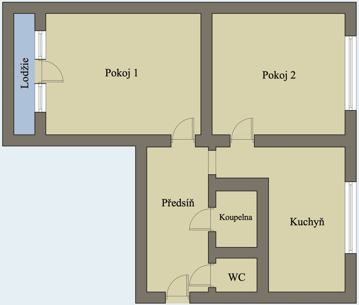 Prodej bytu 2+1 52 m², Štěchovická, Praha, Praha Prodej bytu 2+1 52 m², Štěchovická, Praha, Praha