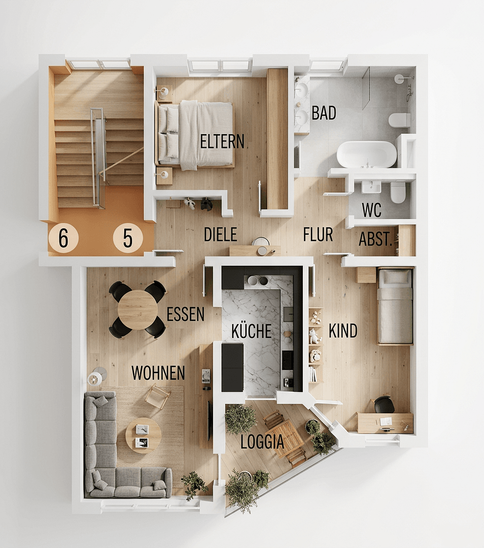Prodej bytu 3+1 71 m², Senden, Bavorsko Prodej bytu 3+1 71 m², Senden, Bavorsko