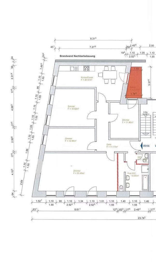 Pronájem bytu 4+kk 123 m², Thiemstraße 10, Magdeburg, Sasko-Anhaltsko Pronájem bytu 4+kk 123 m², Thiemstraße 10, Magdeburg, Sasko-Anhaltsko