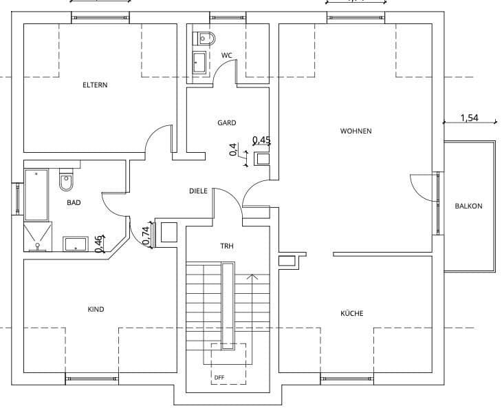 Pronájem bytu 3+1 108 m², Kalkstr. 28, Trierweiler, Porýní-Falc Pronájem bytu 3+1 108 m², Kalkstr. 28, Trierweiler, Porýní-Falc