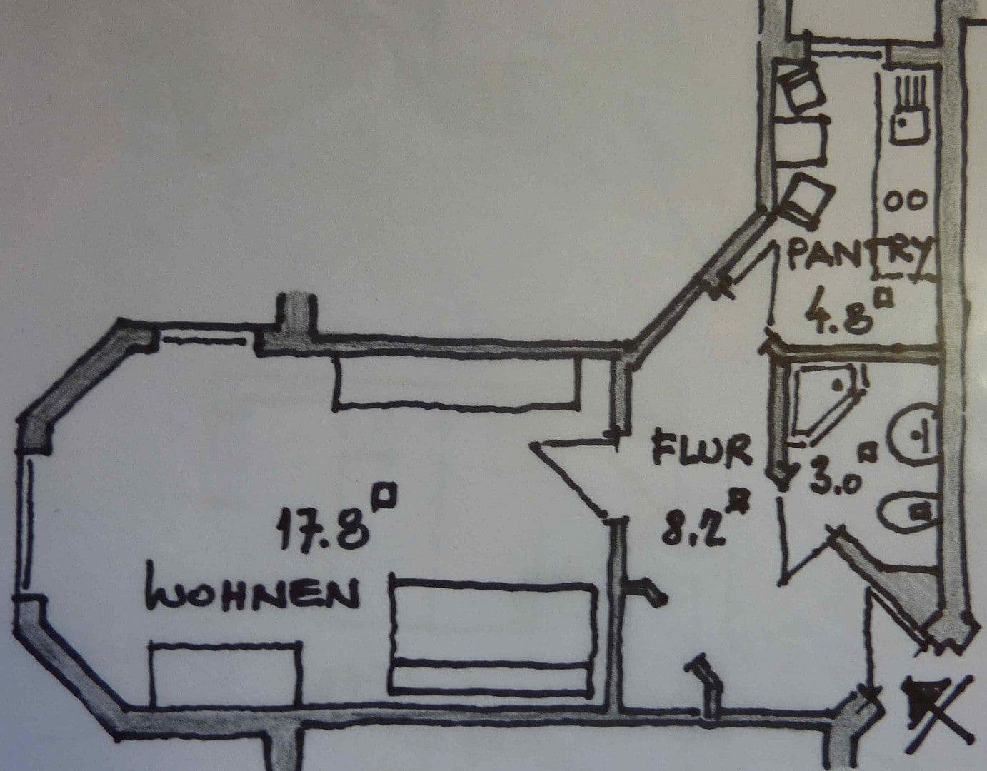 Pronájem bytu 1+1 34 m², Oestrich-Winkel, Hessen Pronájem bytu 1+1 34 m², Oestrich-Winkel, Hessen