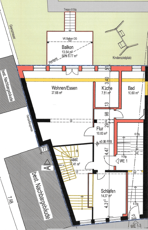 Pronájem bytu 3+1 106 m², Hintere Dorfstraße 27, Sulzbach am Main, Bavorsko Pronájem bytu 3+1 106 m², Hintere Dorfstraße 27, Sulzbach am Main, Bavorsko