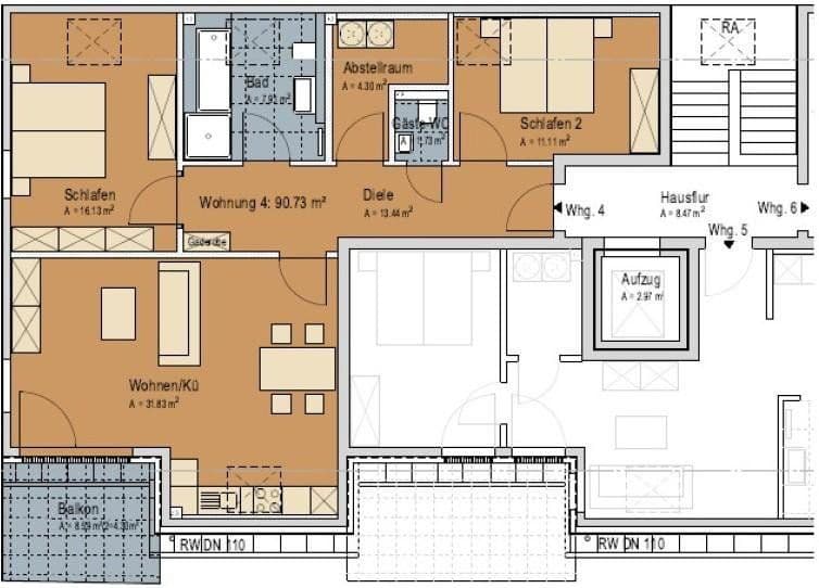 Pronájem bytu 3+1 91 m², Hohestraße 22, Monschau, Severní Porýní-Vestfálsko Pronájem bytu 3+1 91 m², Hohestraße 22, Monschau, Severní Porýní-Vestfálsko