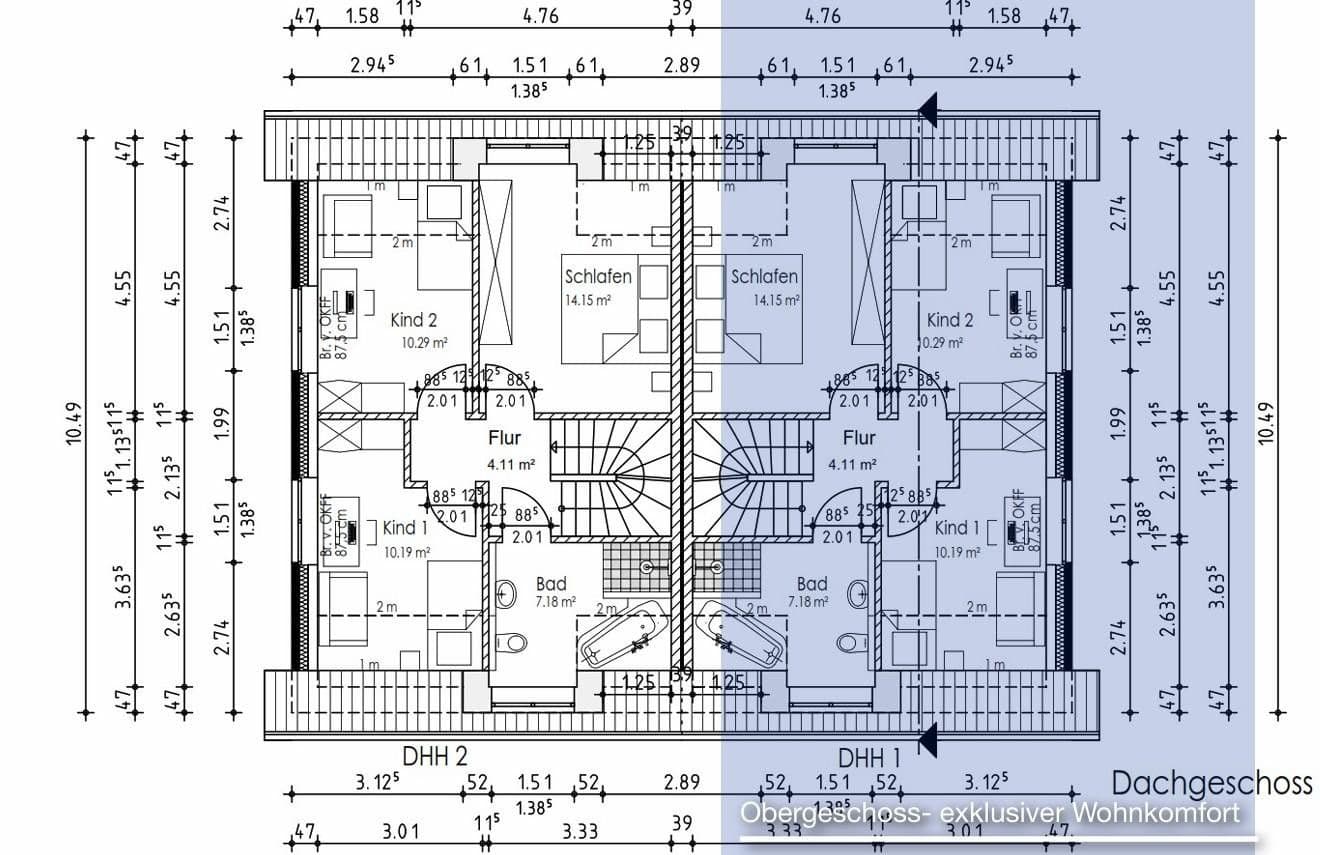 Prodej domu 100 m², pozemek 315 m², Wallstraße 18c-f, Edewecht, Dolní Sasko Prodej domu 100 m², pozemek 315 m², Wallstraße 18c-f, Edewecht, Dolní Sasko