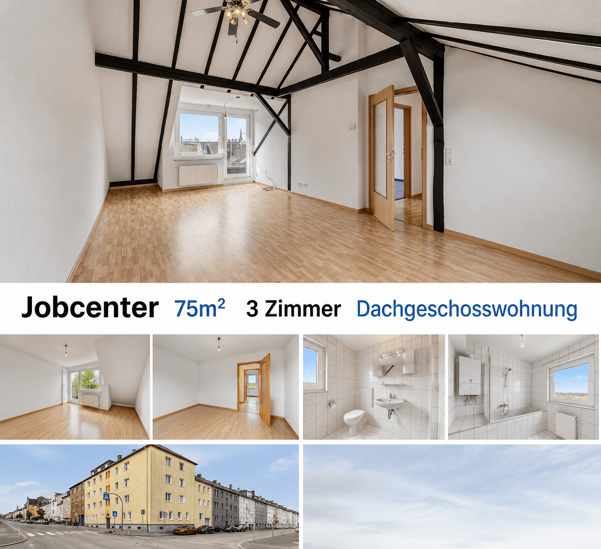 Pronájem bytu 3+1 75 m², Schützenstraße 75, Remscheid, Severní Porýní-Vestfálsko Pronájem bytu 3+1 75 m², Schützenstraße 75, Remscheid, Severní Porýní-Vestfálsko