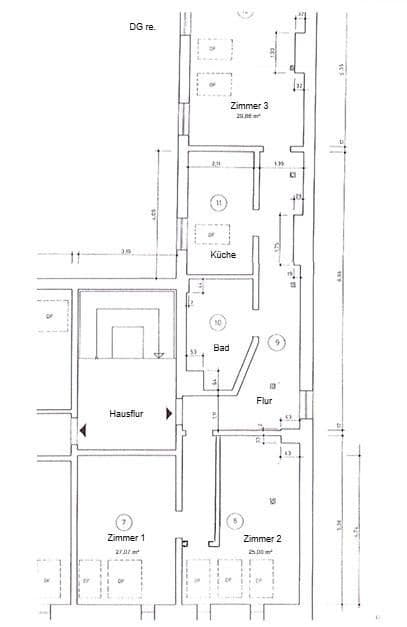 Pronájem bytu 3+1 82 m², Tribseer Str. 29, Stralsund, Mecklenburg-Vorpommern Pronájem bytu 3+1 82 m², Tribseer Str. 29, Stralsund, Mecklenburg-Vorpommern