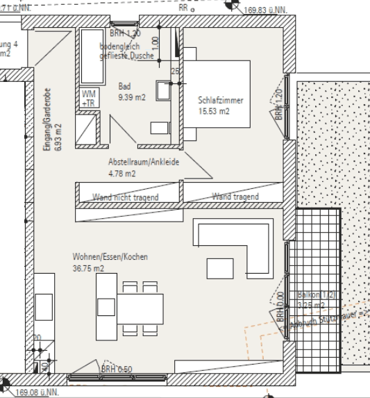 Pronájem bytu 2+kk 77 m², Friesenheim, Bádensko-Württembersko Pronájem bytu 2+kk 77 m², Friesenheim, Bádensko-Württembersko