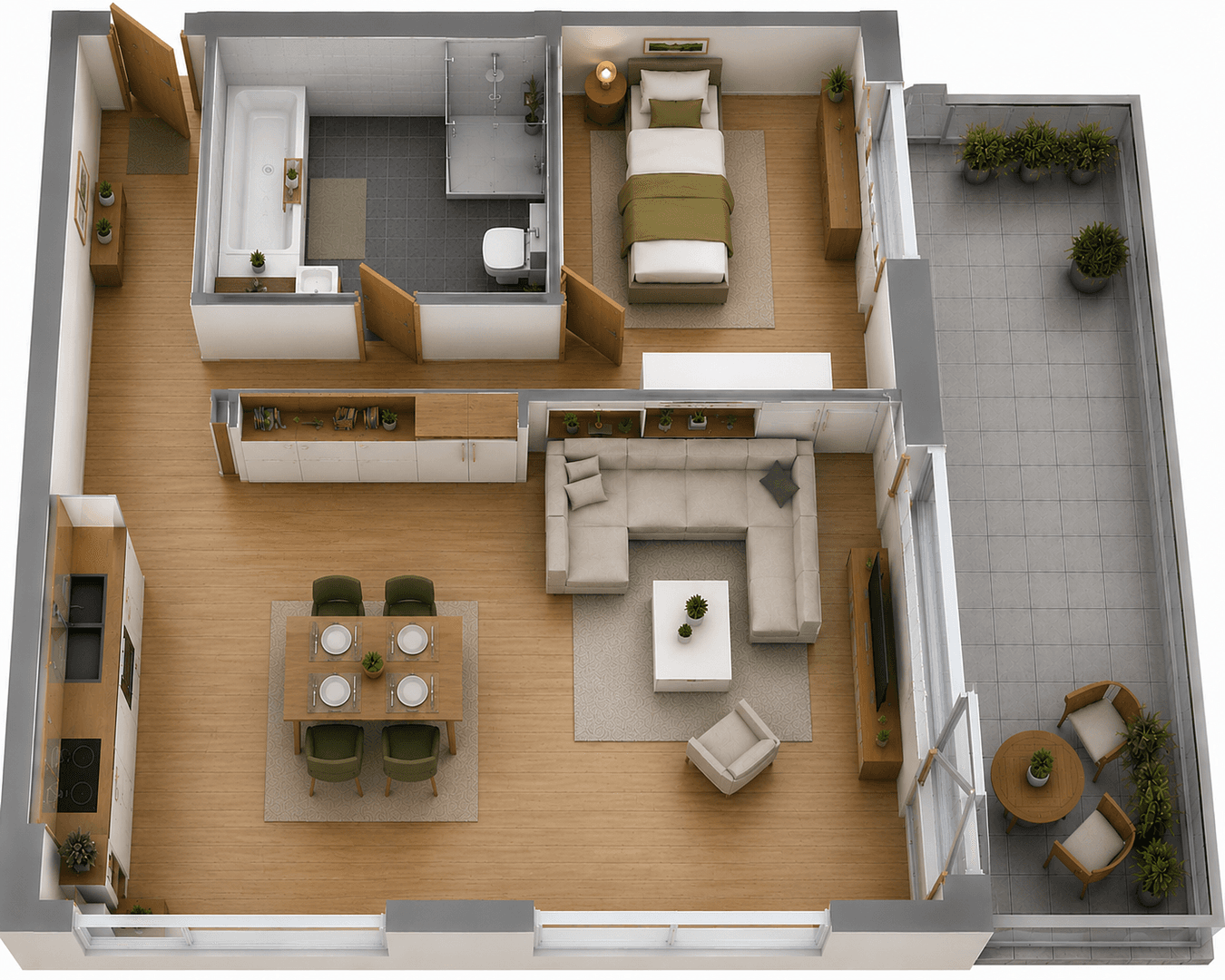 Pronájem bytu 2+kk 77 m², Friesenheim, Bádensko-Württembersko Pronájem bytu 2+kk 77 m², Friesenheim, Bádensko-Württembersko