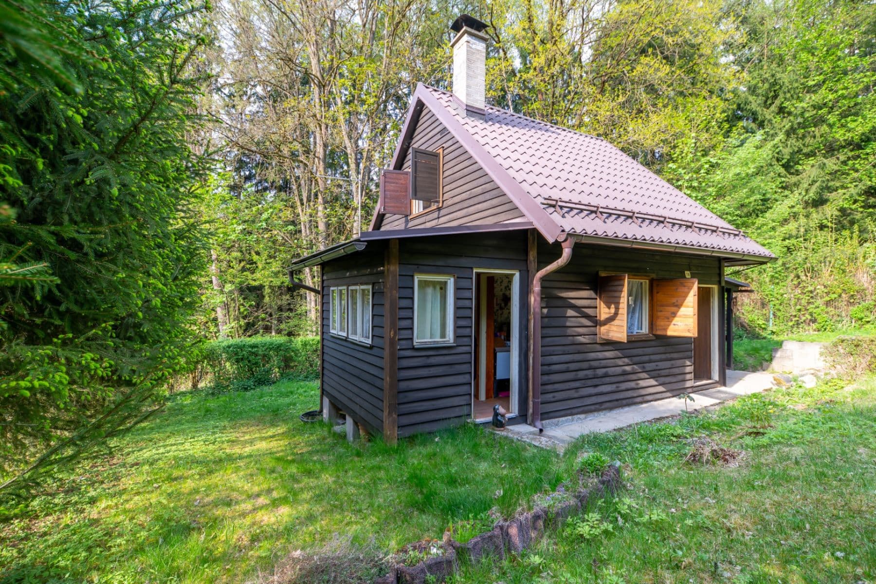 Prodej chaty, chalupy 50 m², pozemek 216 m², Březina, Ondřejov, Středočeský kraj Prodej chaty, chalupy 50 m², pozemek 216 m², Březina, Ondřejov, Středočeský kraj