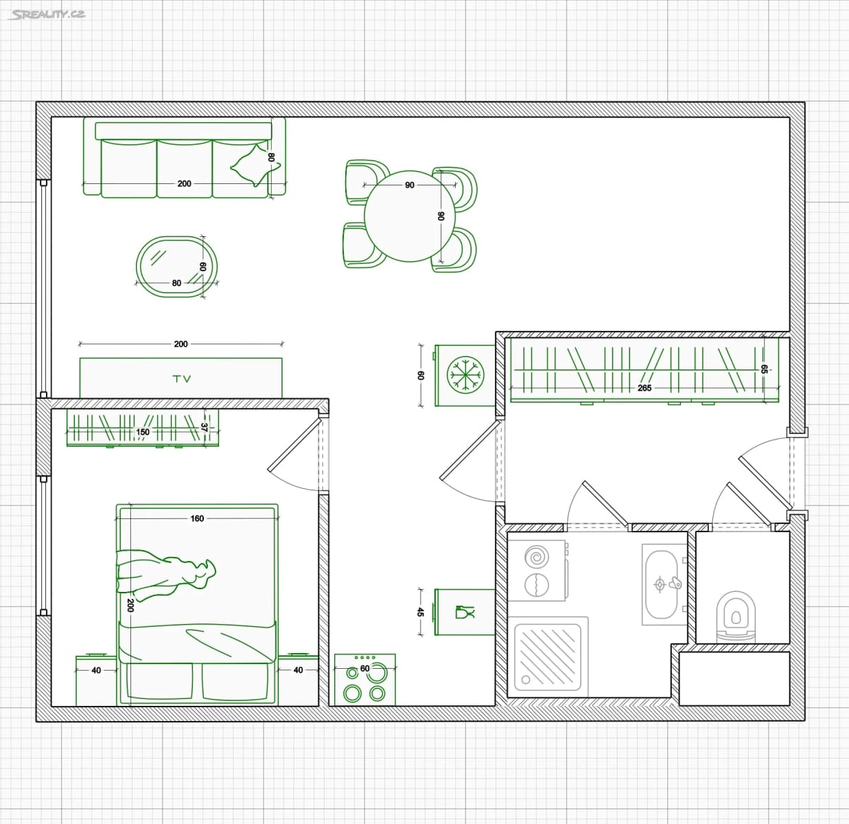 Prodej bytu 2+kk 41 m², Bohumínská, Praha, Praha Prodej bytu 2+kk 41 m², Bohumínská, Praha, Praha