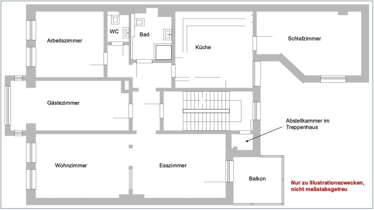 Prodej bytu 5+1 125 m², Essen, Severní Porýní-Vestfálsko Prodej bytu 5+1 125 m², Essen, Severní Porýní-Vestfálsko