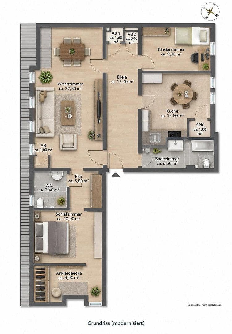 Prodej bytu 3+1 98 m², Bremerhaven, Bremen Prodej bytu 3+1 98 m², Bremerhaven, Bremen