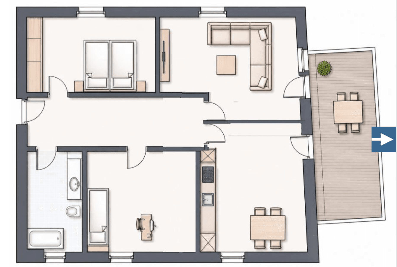Pronájem bytu 3+1 89 m², Hermannstraße, Lauf an der Pegnitz, Bavorsko Pronájem bytu 3+1 89 m², Hermannstraße, Lauf an der Pegnitz, Bavorsko