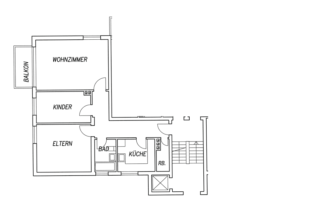 Pronájem bytu 3+1 78 m², Bahnhofstraße 19-21, Castrop-Rauxel, Severní Porýní-Vestfálsko Pronájem bytu 3+1 78 m², Bahnhofstraße 19-21, Castrop-Rauxel, Severní Porýní-Vestfálsko