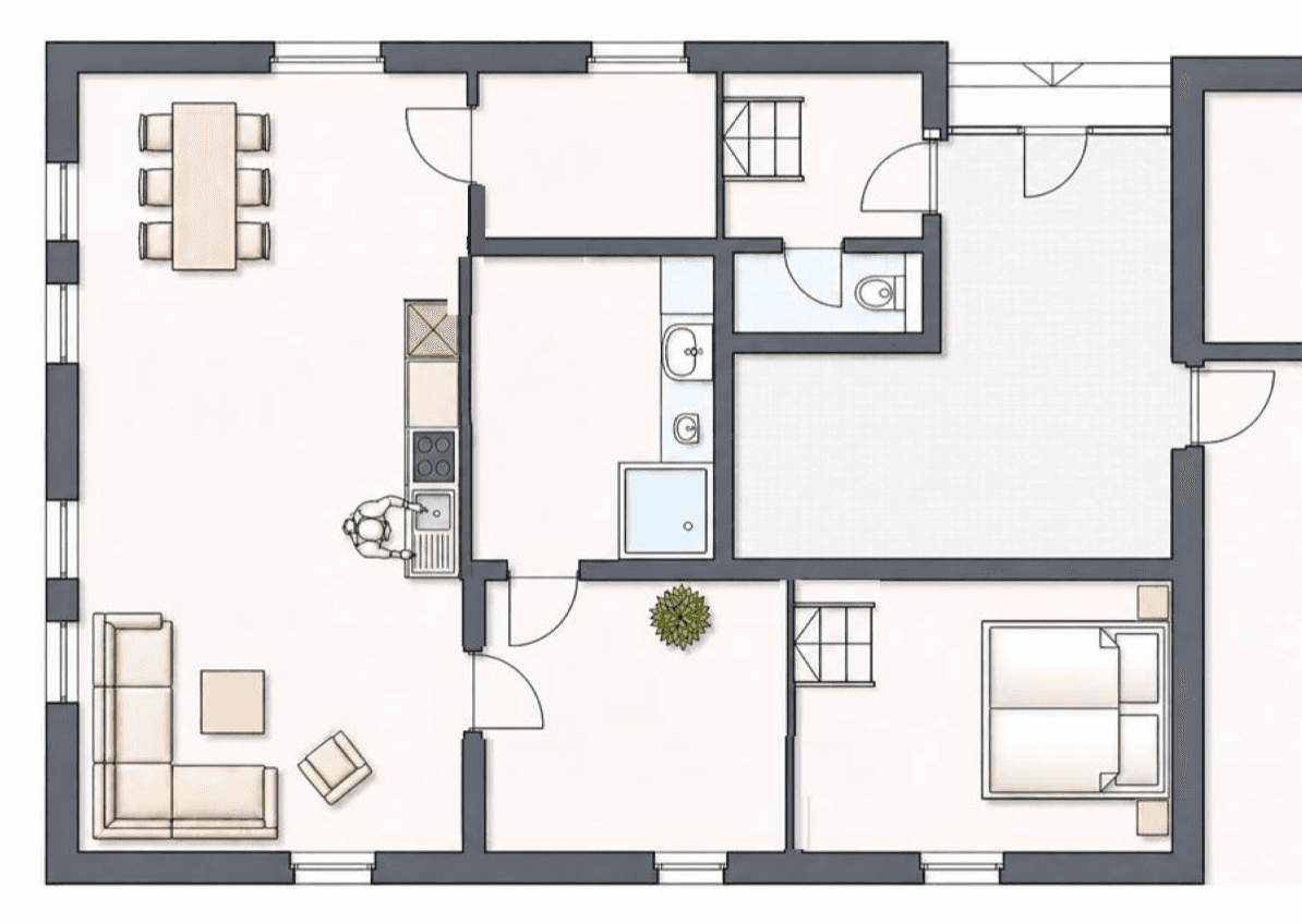 Pronájem bytu 3+1 71 m², Hermannstraße, Lauf an der Pegnitz, Bavorsko Pronájem bytu 3+1 71 m², Hermannstraße, Lauf an der Pegnitz, Bavorsko