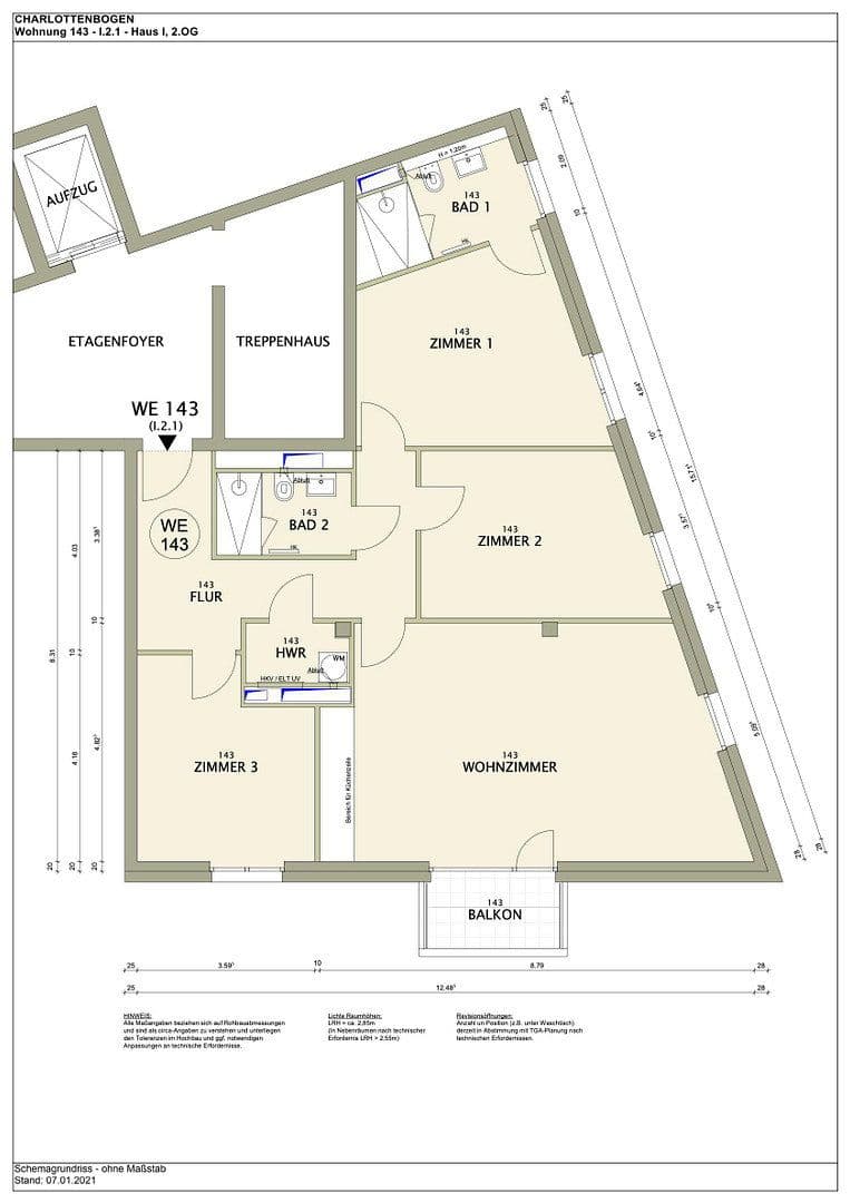 Prodej bytu 4+1 113 m², Heisenbergstraße 3, Berlin, Berlín Prodej bytu 4+1 113 m², Heisenbergstraße 3, Berlin, Berlín