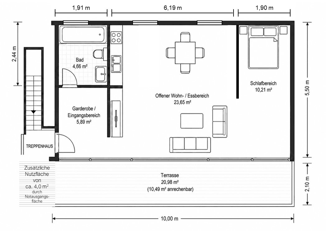 Prodej bytu 1+kk 55 m², Dingolfing, Bavorsko Prodej bytu 1+kk 55 m², Dingolfing, Bavorsko