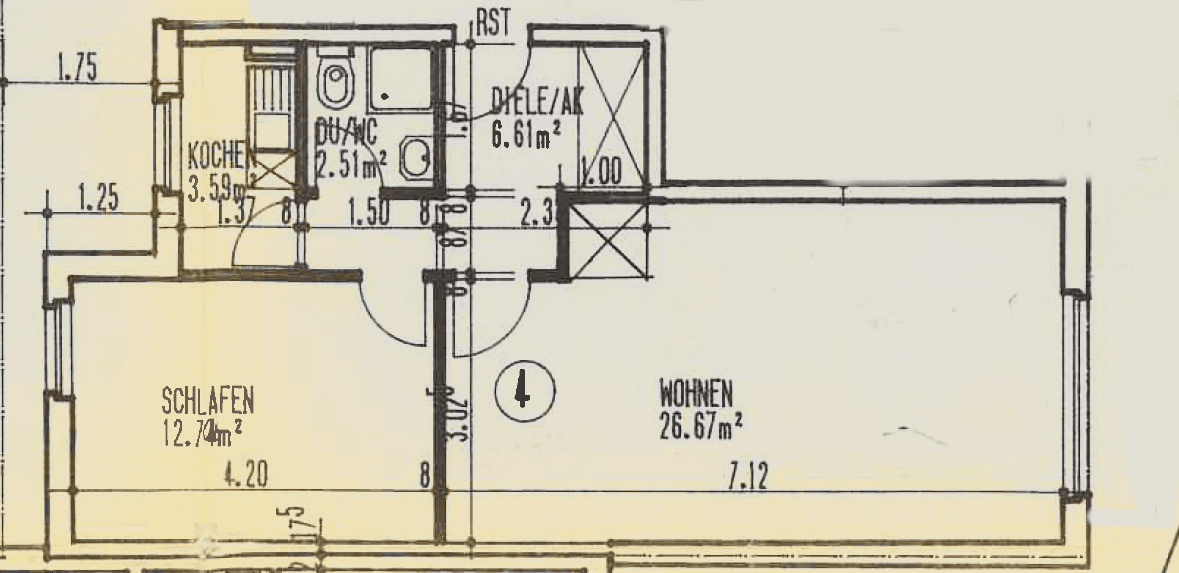 Prodej bytu 2+1 52 m², Richrather Str. 1, Langenfeld (Rheinland), Severní Porýní-Vestfálsko Prodej bytu 2+1 52 m², Richrather Str. 1, Langenfeld (Rheinland), Severní Porýní-Vestfálsko