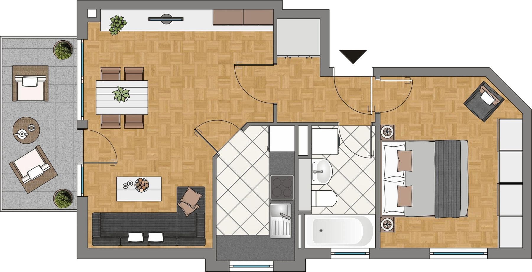 Prodej bytu 2+1 52 m², An der Kaiserburg 13, Düsseldorf-Gerresheim, Severní Porýní-Vestfálsko Prodej bytu 2+1 52 m², An der Kaiserburg 13, Düsseldorf-Gerresheim, Severní Porýní-Vestfálsko
