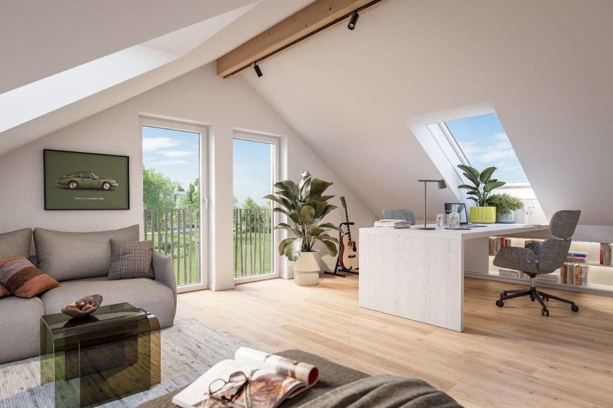 Prodej domu 147 m², pozemek 172 m², Birkhahnstraße, Oberschleißheim, Bavorsko Prodej domu 147 m², pozemek 172 m², Birkhahnstraße, Oberschleißheim, Bavorsko