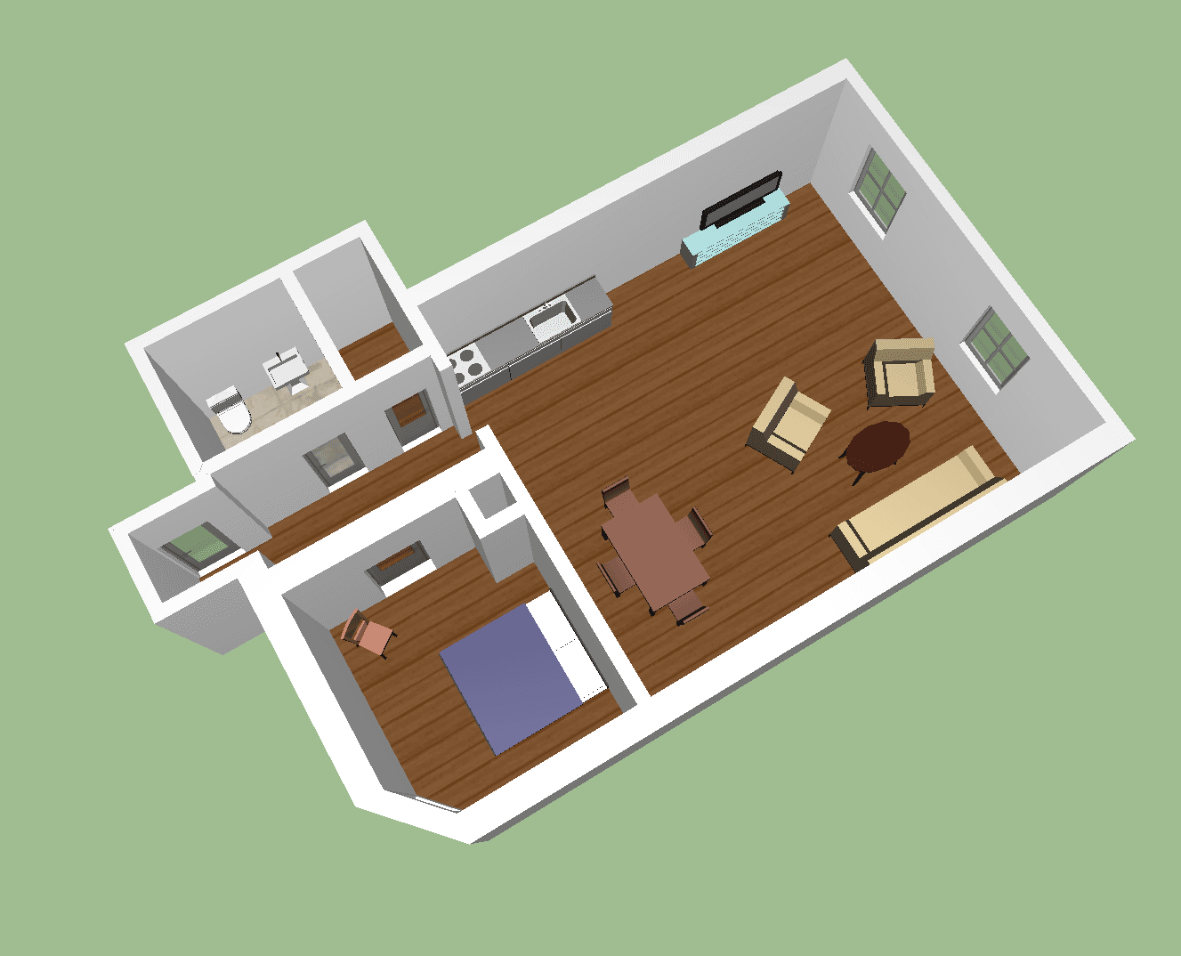 Pronájem bytu 2+1 71 m², Stadtplatz 14, Bogen, Bavorsko Pronájem bytu 2+1 71 m², Stadtplatz 14, Bogen, Bavorsko
