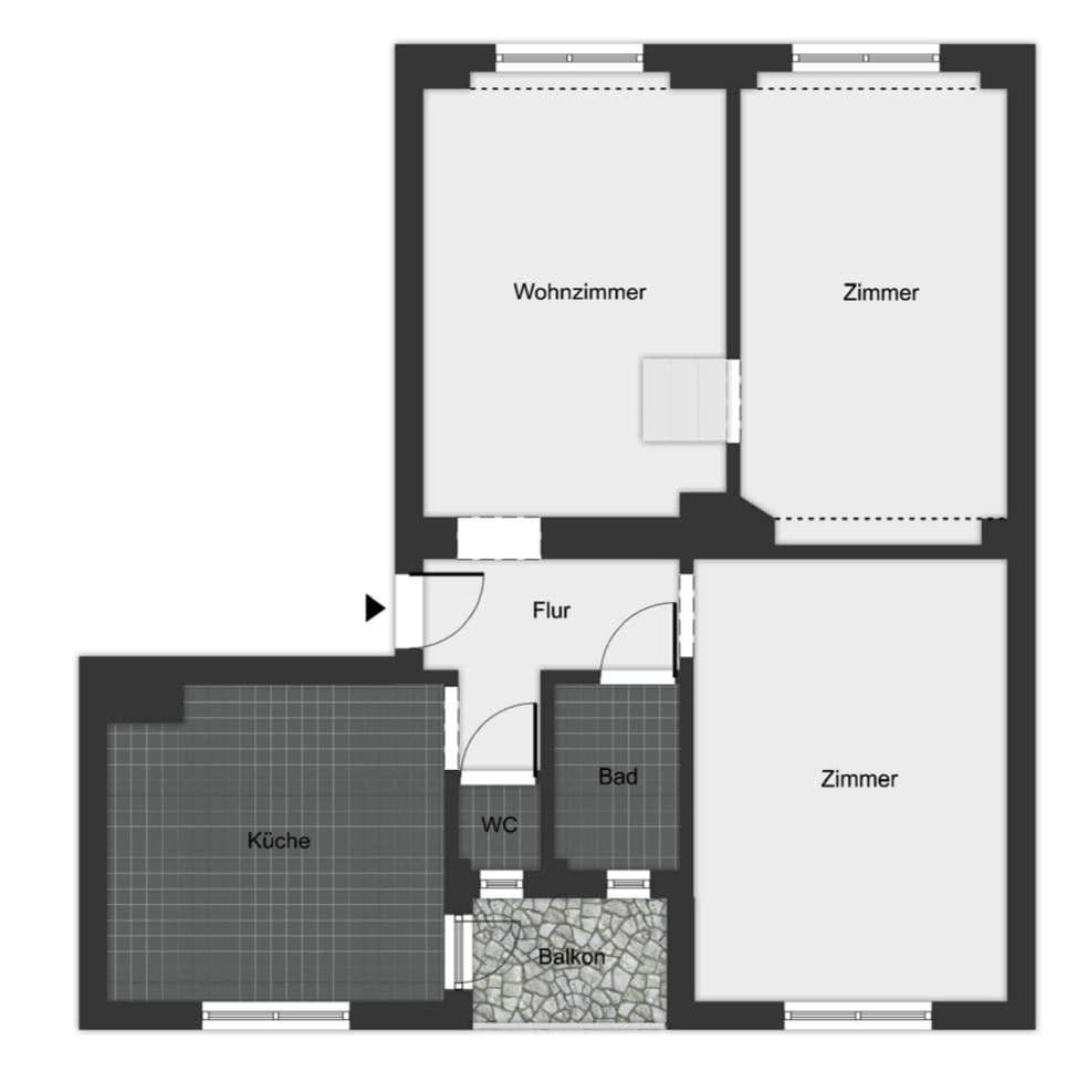 Prodej bytu 3+1 63 m², Neusser Strasse 454,, Köln, Severní Porýní-Vestfálsko Prodej bytu 3+1 63 m², Neusser Strasse 454,, Köln, Severní Porýní-Vestfálsko