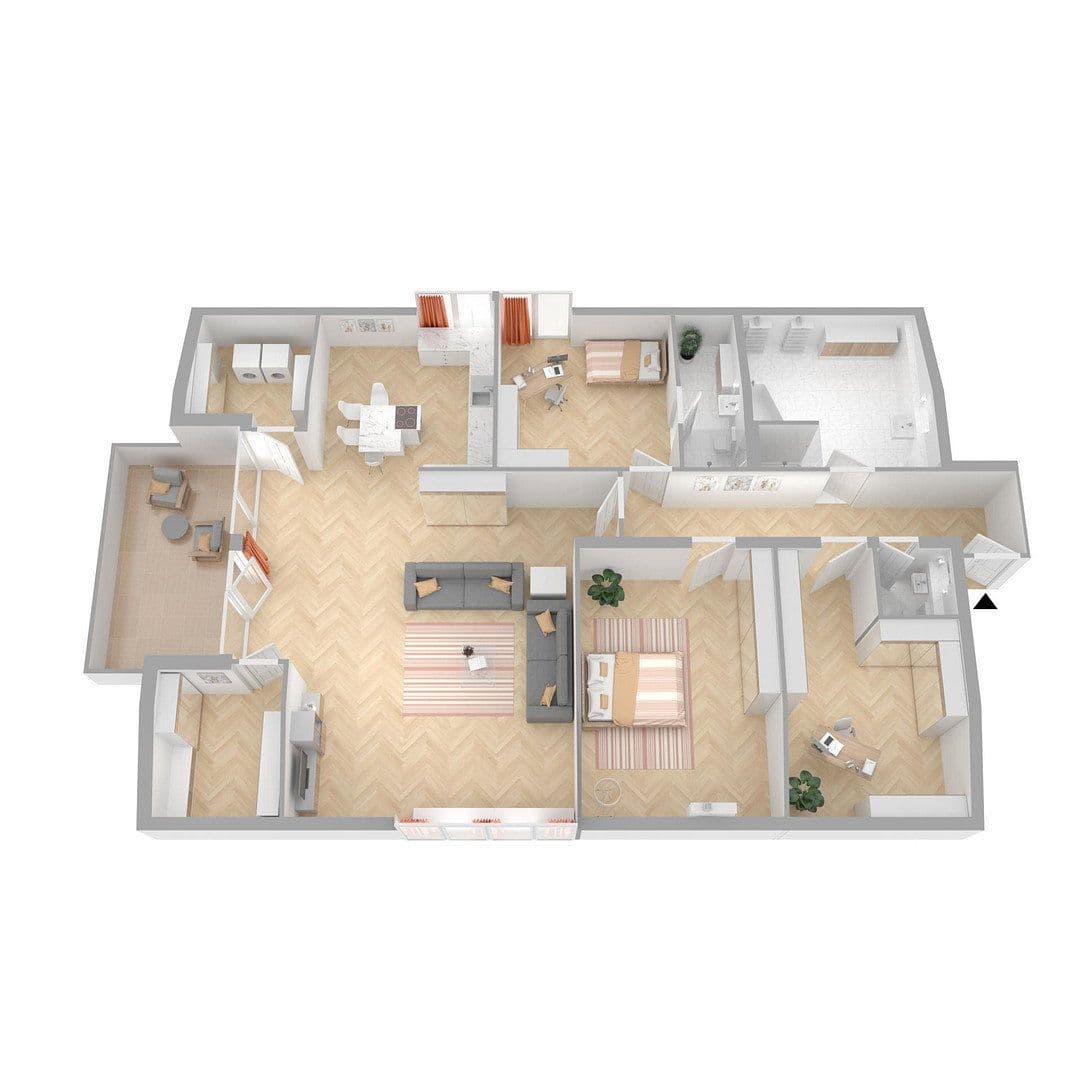 Prodej bytu 3+1 166 m², Erlenweg, Brunnthal /OT Faistenhaar, Bavorsko Prodej bytu 3+1 166 m², Erlenweg, Brunnthal /OT Faistenhaar, Bavorsko
