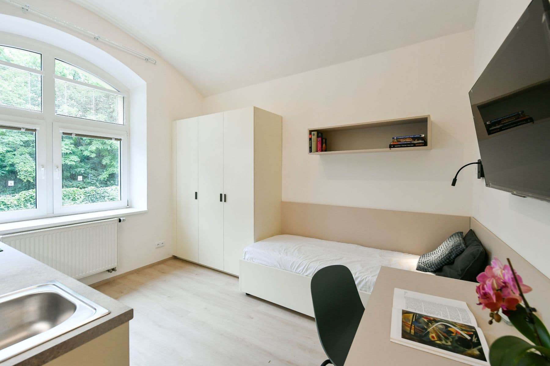 Pronájem bytu 1+kk 21 m², Na Ostrůvku, Praha, Praha Pronájem bytu 1+kk 21 m², Na Ostrůvku, Praha, Praha